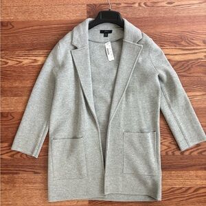 J. Crew Heather Gray Knit Cardigan